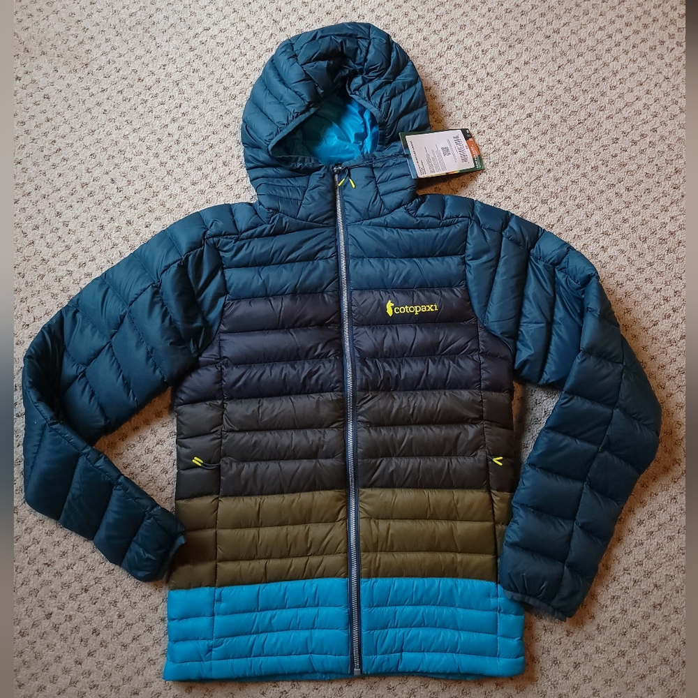 Cotopaxi fuego down hooded jacket